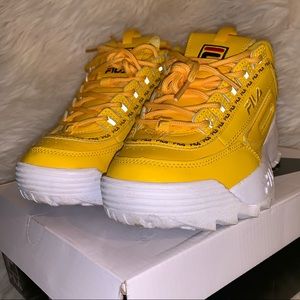 FILA Disruptor 2 Premium Repeat Yellow